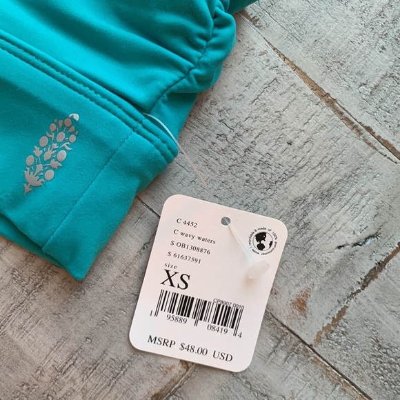 Free People Sports Bra Wavy Waters - Picture 4 of 5